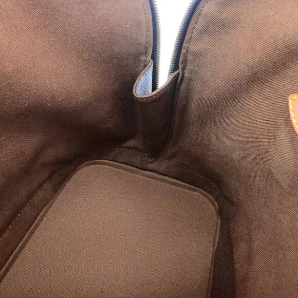 LOUIS VUITTON LV Logo Alma Hand Bag Monogram Leather Brown France - Picture 8 of 16